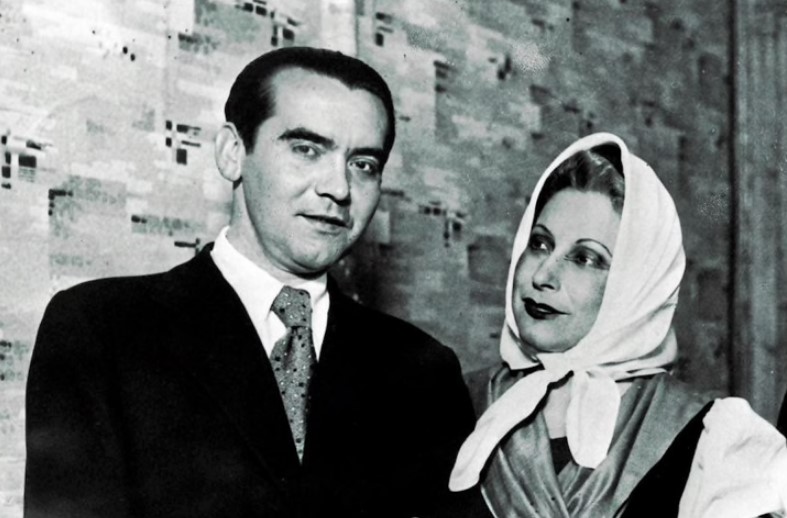 Lorca y Margarita Xirgu, que interpretó a Yerma en su estreno,