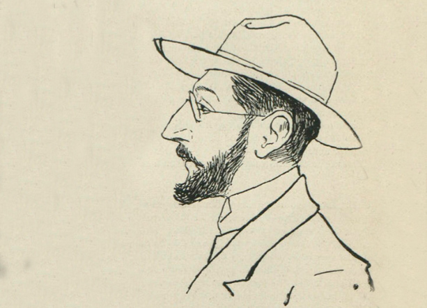 Autorretrato de Unamuno en 1902. https://es.wikipedia.org/wiki/Miguel_de_Unamuno#/media/Archivo:Auto-retrato_de_Unamuno,_Revista_Ib%C3%A9rica,_30-09-1902.jpg